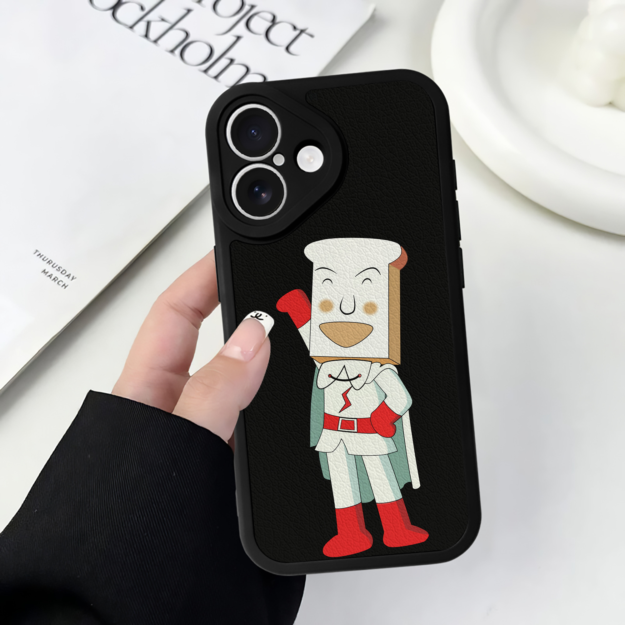 （画像用） アンパンマン Anpanman 【iPhone 16シリーズ対応】シリコンスマホケース（レザー調） 材質：シリコン